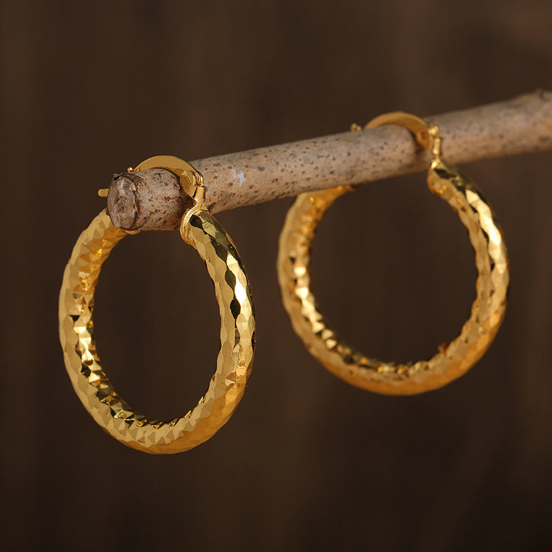 Golden Glow Vintage Studs