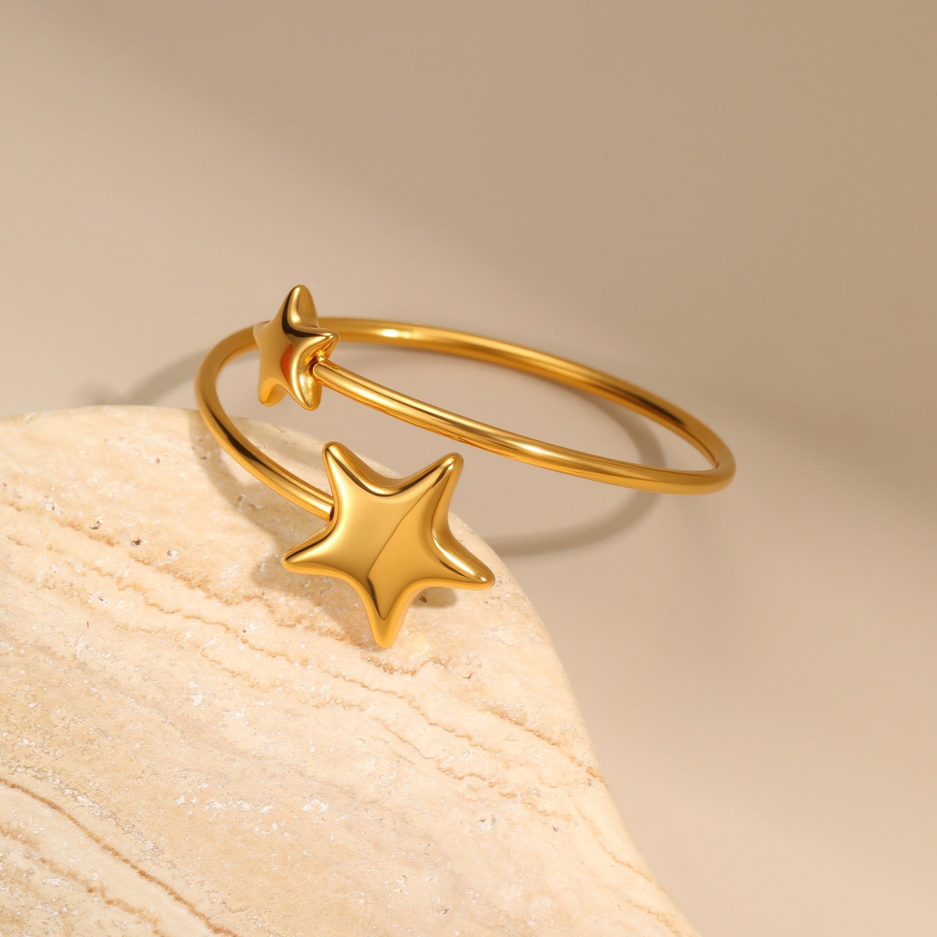 Celestial Love Bracelet with heart shapes