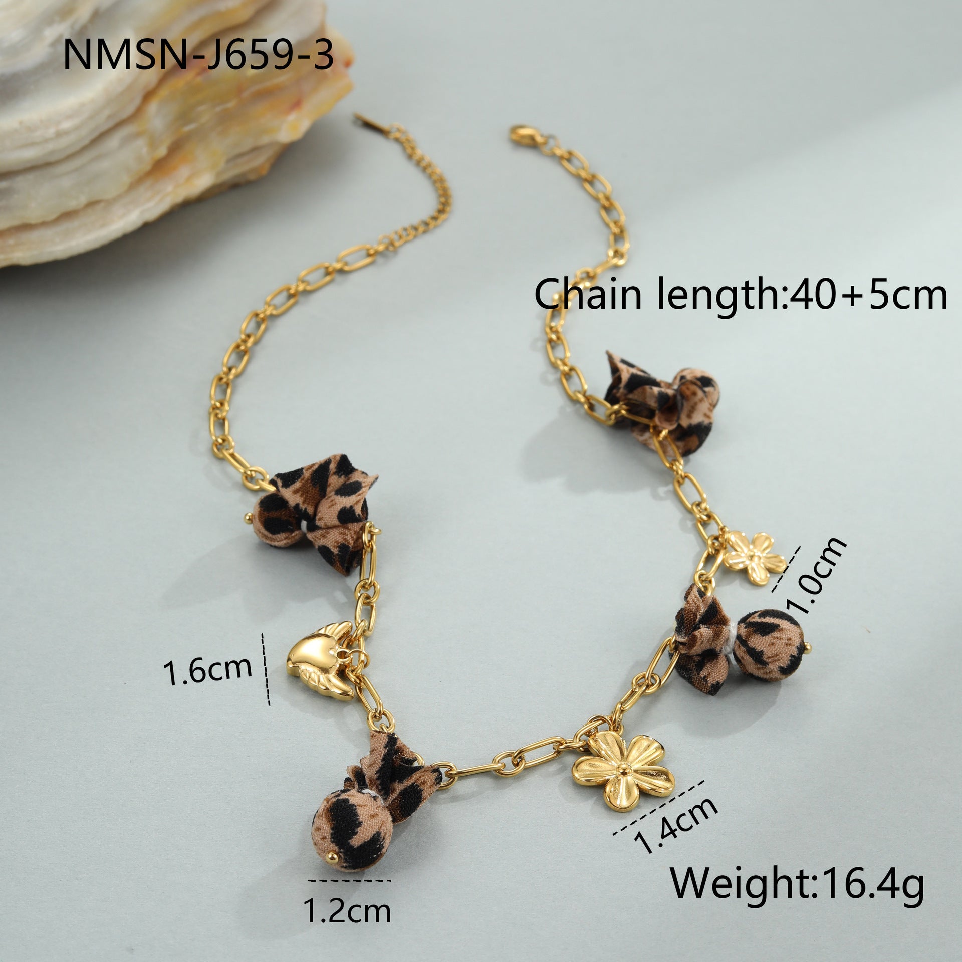 Leopard Bloom Pendant