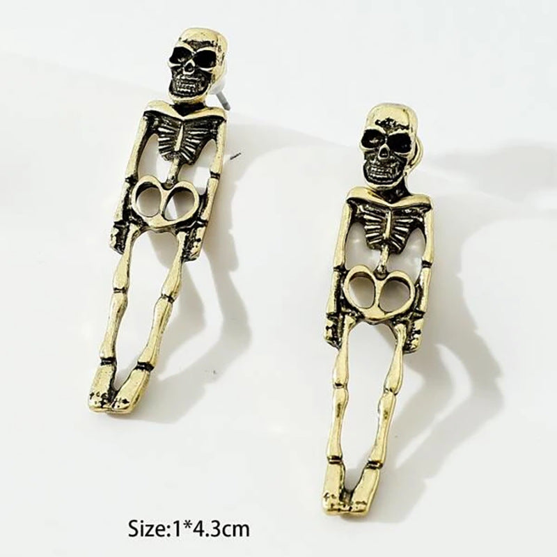 Haunted Skull Detachable Earrings