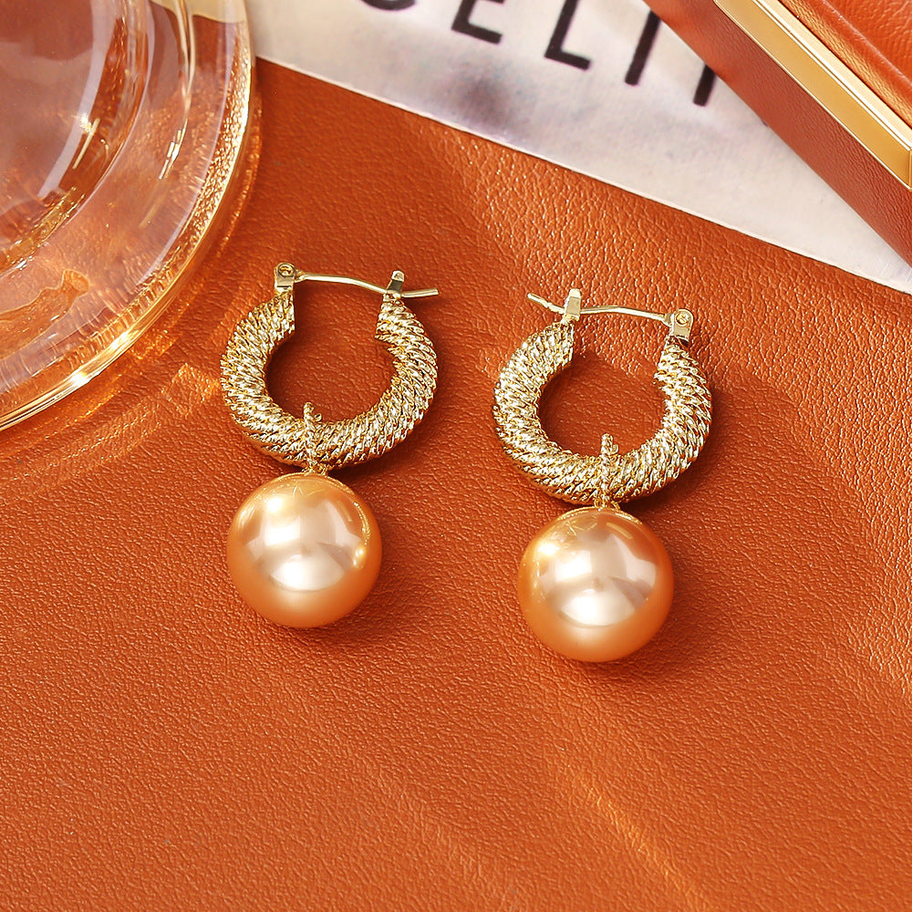 Timeless High-Grade Pearl Earrings
