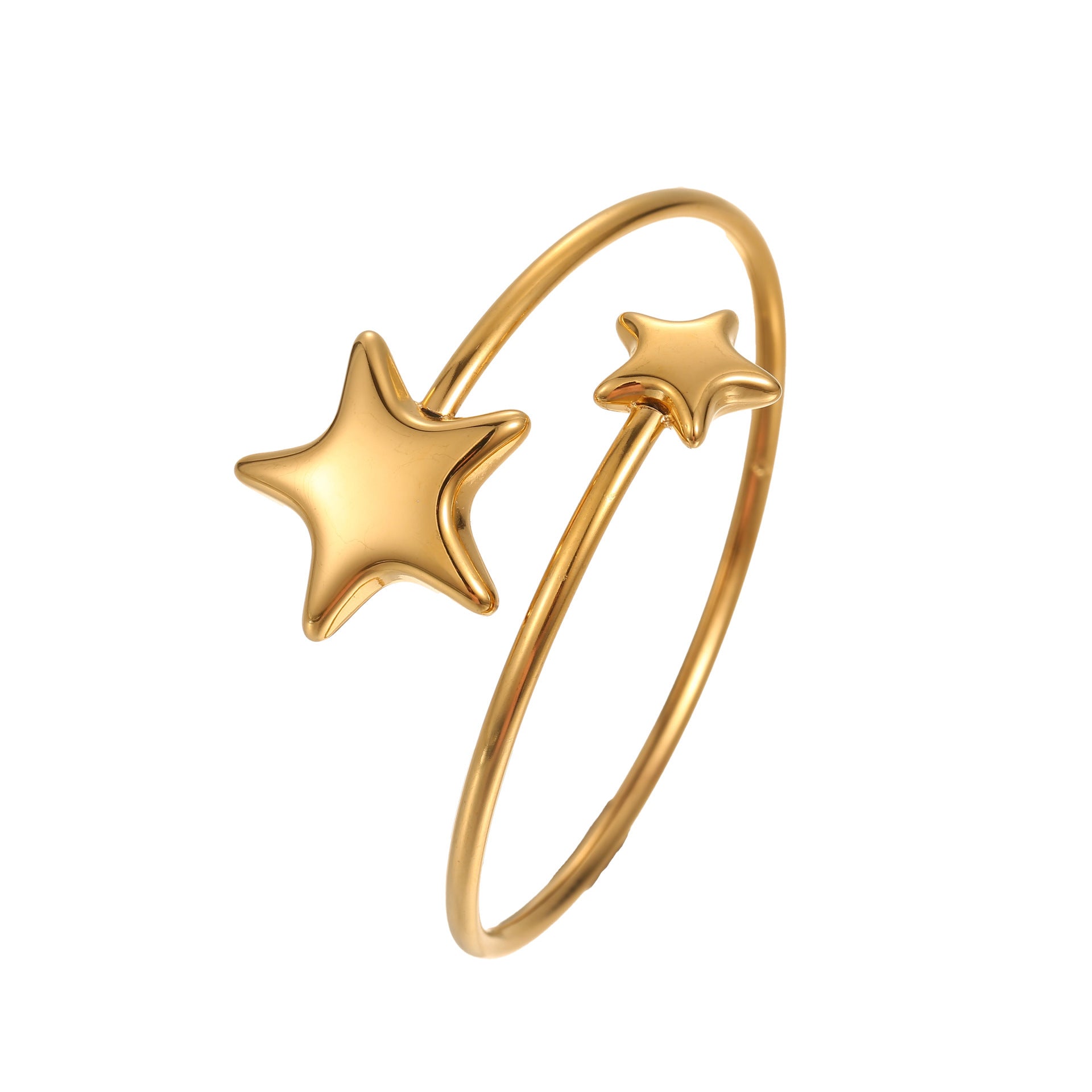 Celestial Love Bracelet with heart shapes
