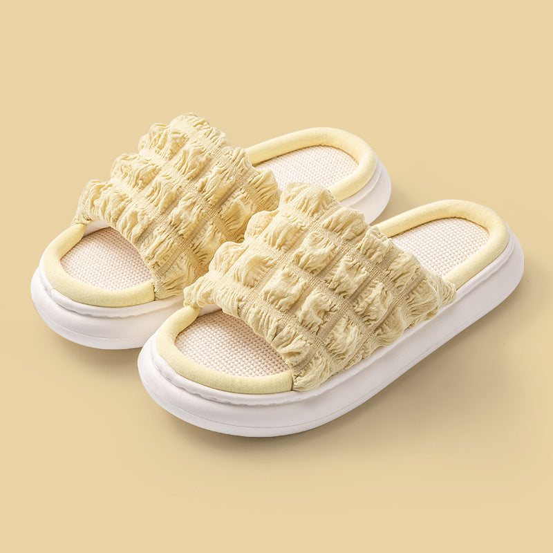 CloudWalk Linen Slippers
