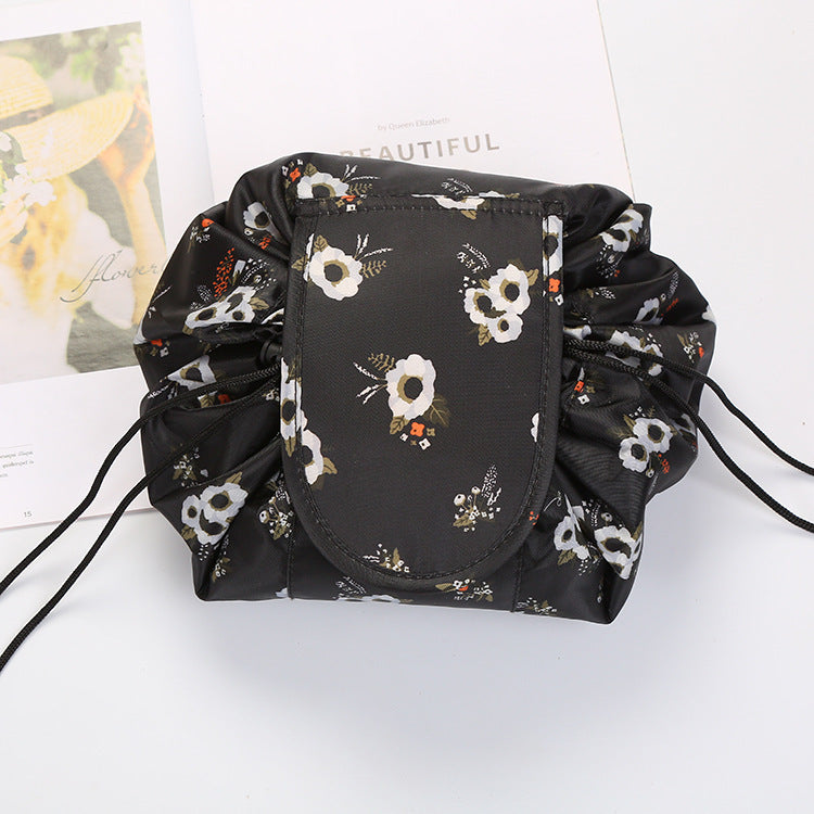 Viral Printed Large Capacity Drawstring  Cosmetic Storage Bag