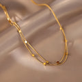 Sienna Double Chain Necklace