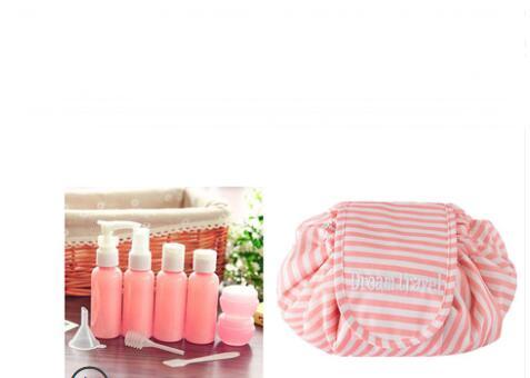 Viral Printed Large Capacity Drawstring  Cosmetic Storage Bag