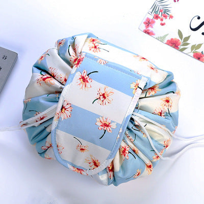 Viral Printed Large Capacity Drawstring  Cosmetic Storage Bag