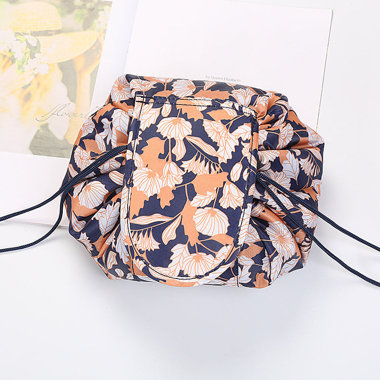 Viral Printed Large Capacity Drawstring  Cosmetic Storage Bag