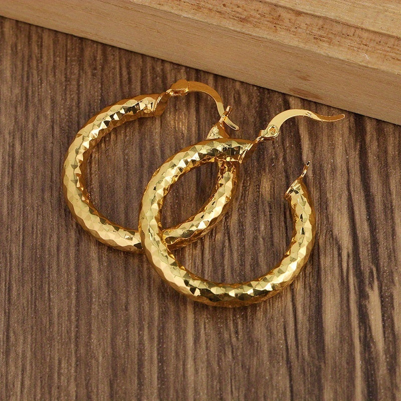 Golden Glow Vintage Studs