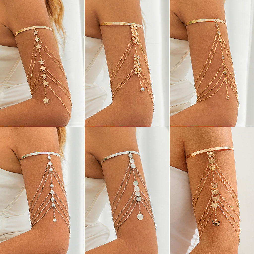 Vacation Style Tassel ArmChain Star Shell Jewelry