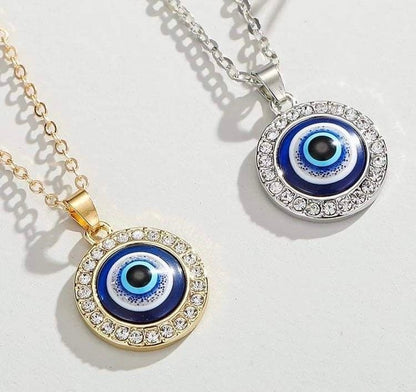 Evil eye classic chain pendant