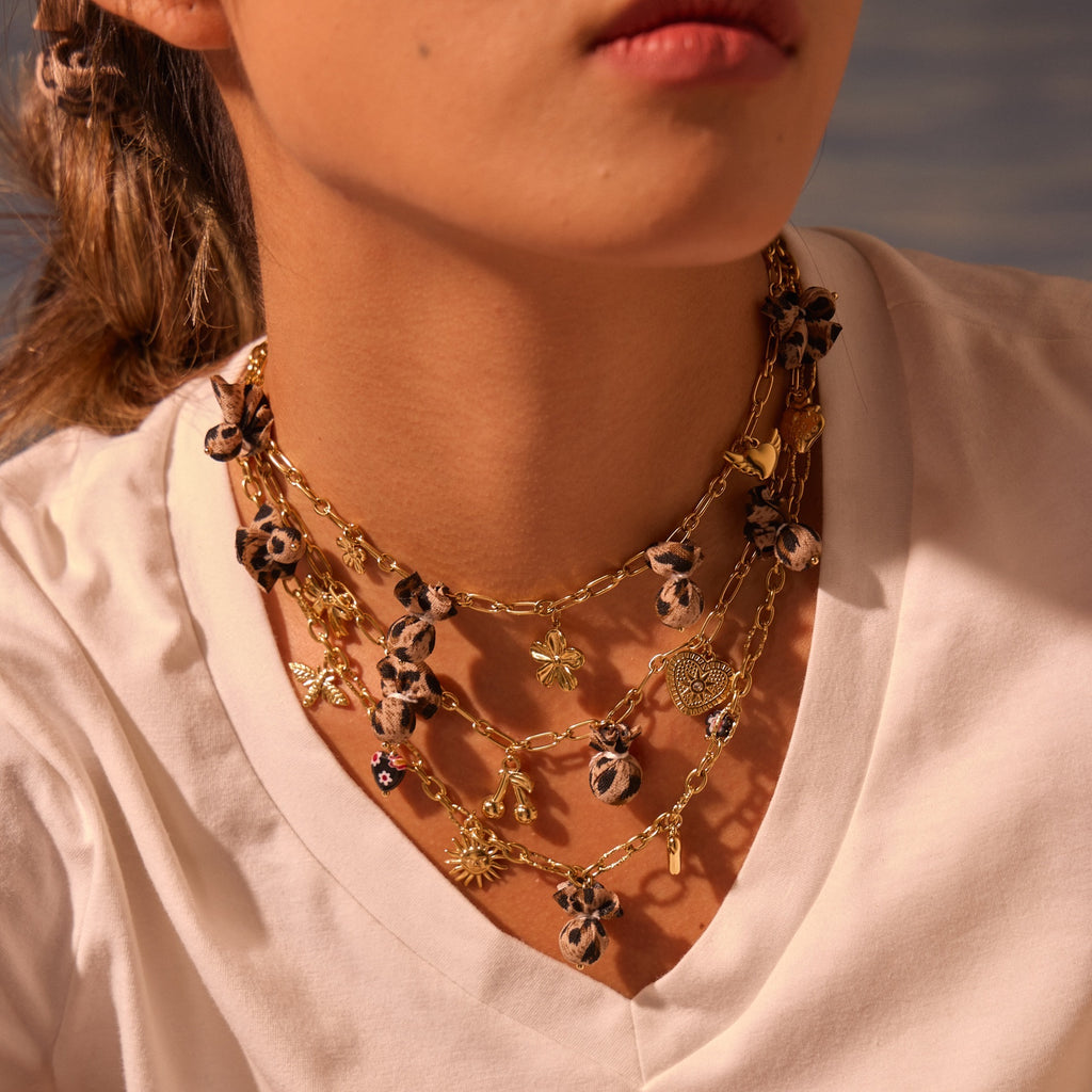 Leopard Bloom Pendant