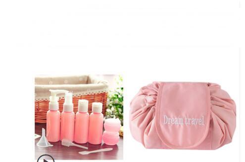 Viral Printed Large Capacity Drawstring  Cosmetic Storage Bag