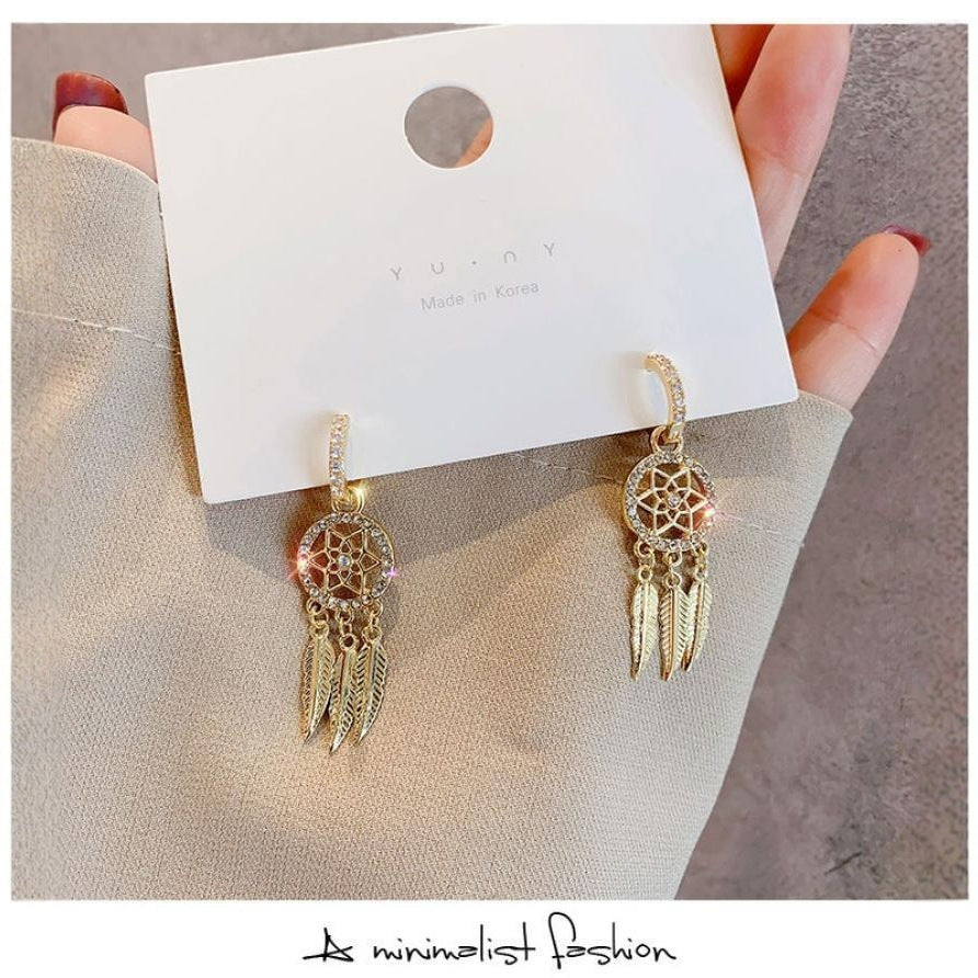 Dreamcatcher Spark Tassel Earrings