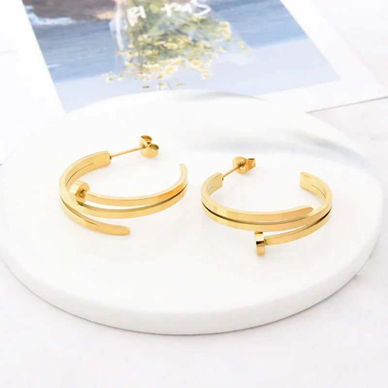 Bolt Charm earrings
