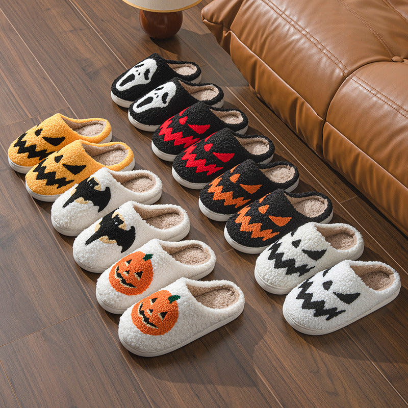Halloween Towel Embroidery Indoor Slippers