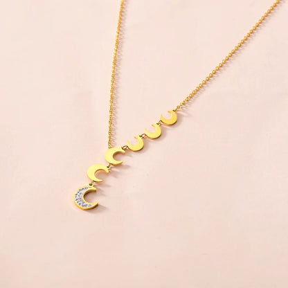 Vintage Moon Collares Necklace