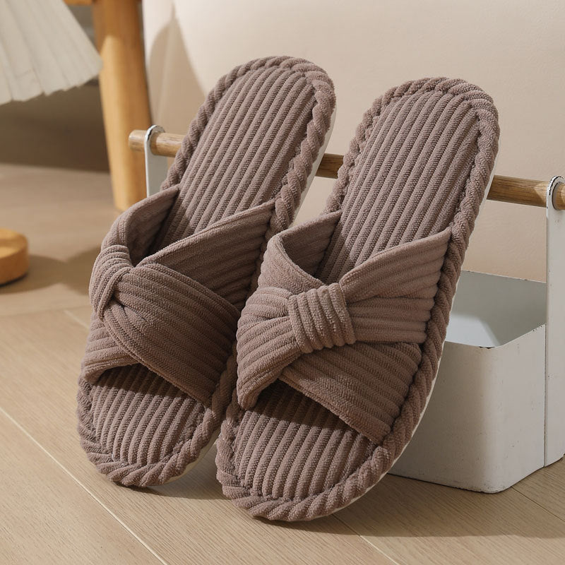 SnugCross Corduroy Slippers