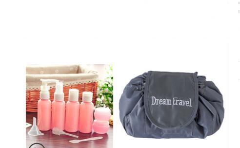 Viral Printed Large Capacity Drawstring  Cosmetic Storage Bag