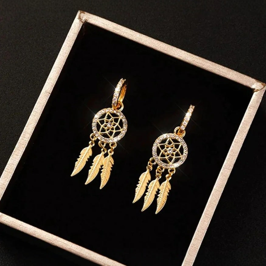 Dreamcatcher Spark Tassel Earrings