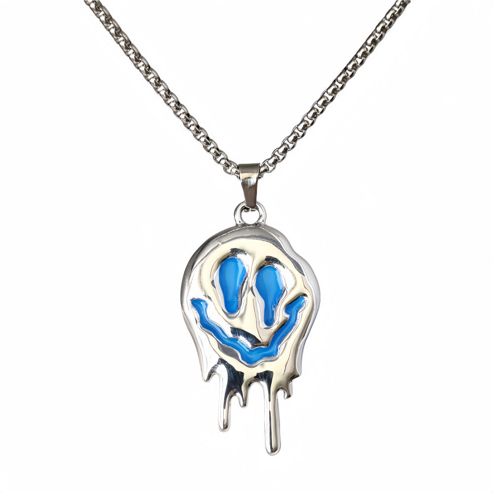 Glowing Ghost Grimace Pendant