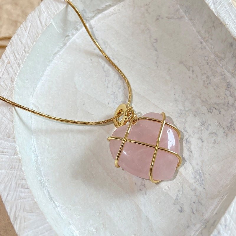 Dreamy Moonstone Love Necklace