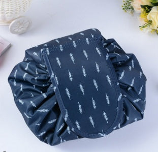 Viral Printed Large Capacity Drawstring  Cosmetic Storage Bag
