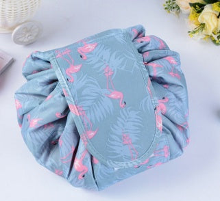Viral Printed Large Capacity Drawstring  Cosmetic Storage Bag