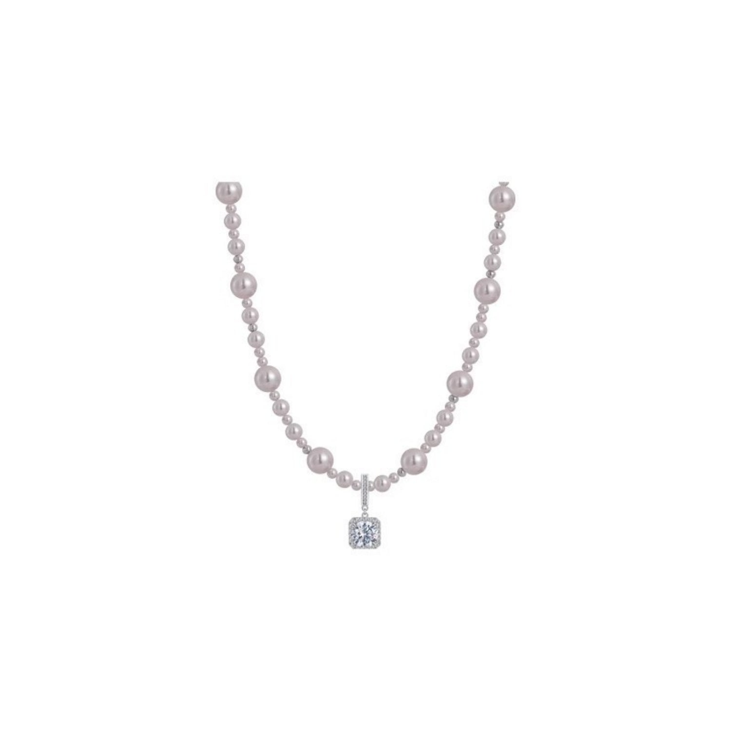 Refined Pearl Chain Necklace