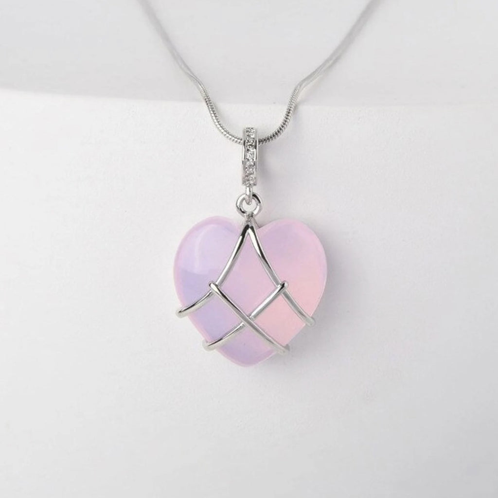 Dreamy Moonstone Love Necklace