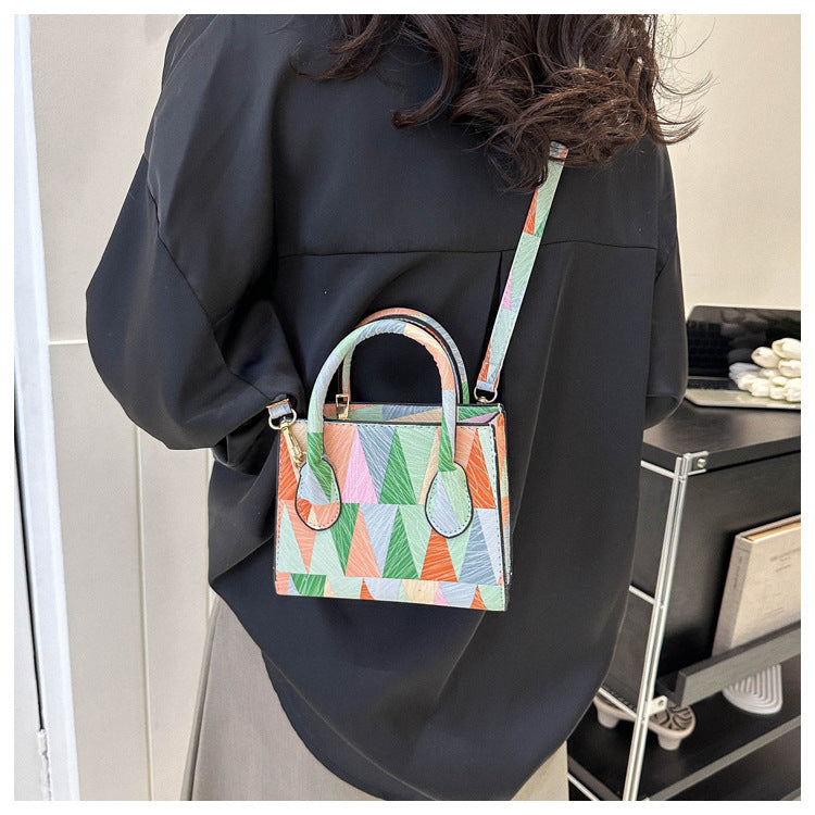 Valence Contrast Shoulder Bag