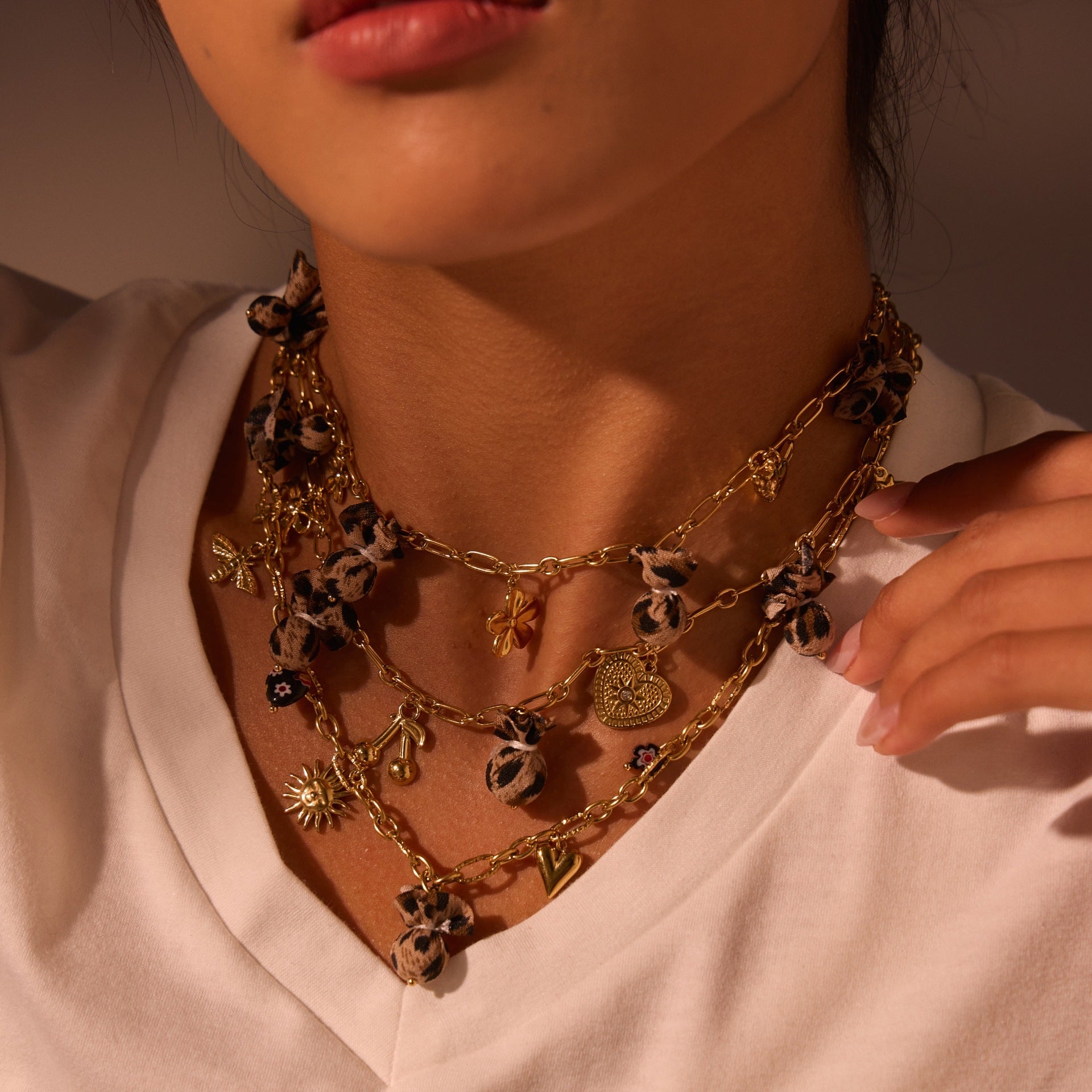 Leopard Bloom Pendant