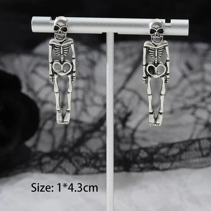 Haunted Skull Detachable Earrings