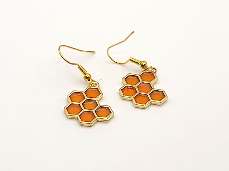 Honeycomb Earrings