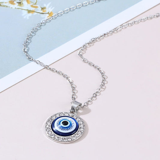 Evil eye classic chain pendant