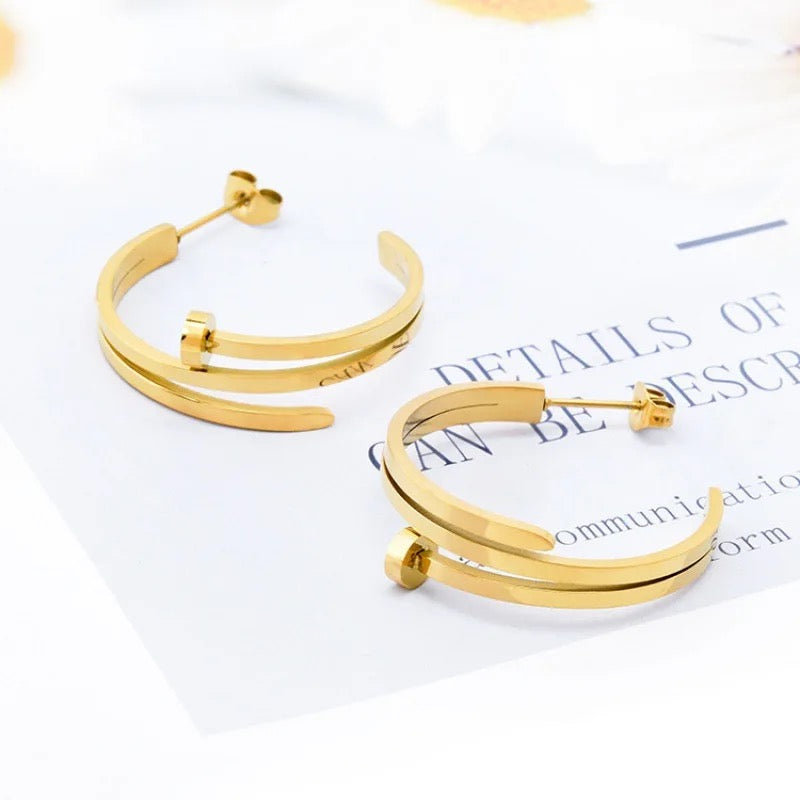 Bolt Charm earrings