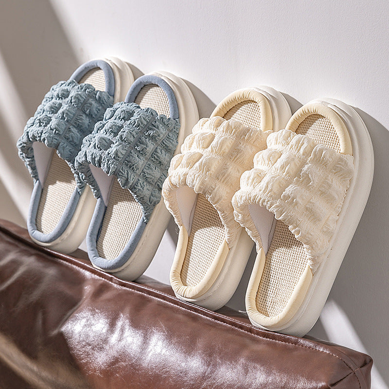 CloudWalk Linen Slippers