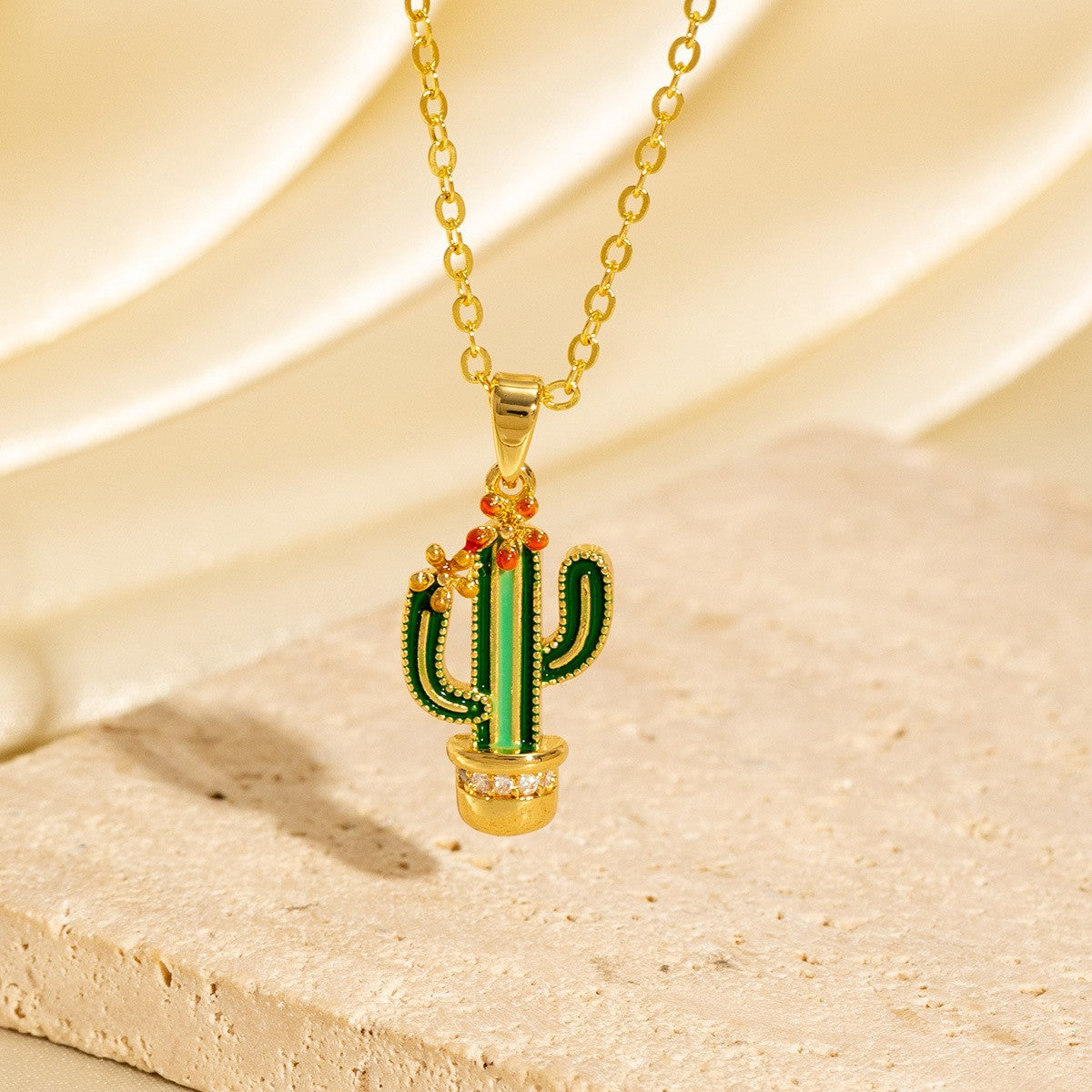 Cactus Necklace