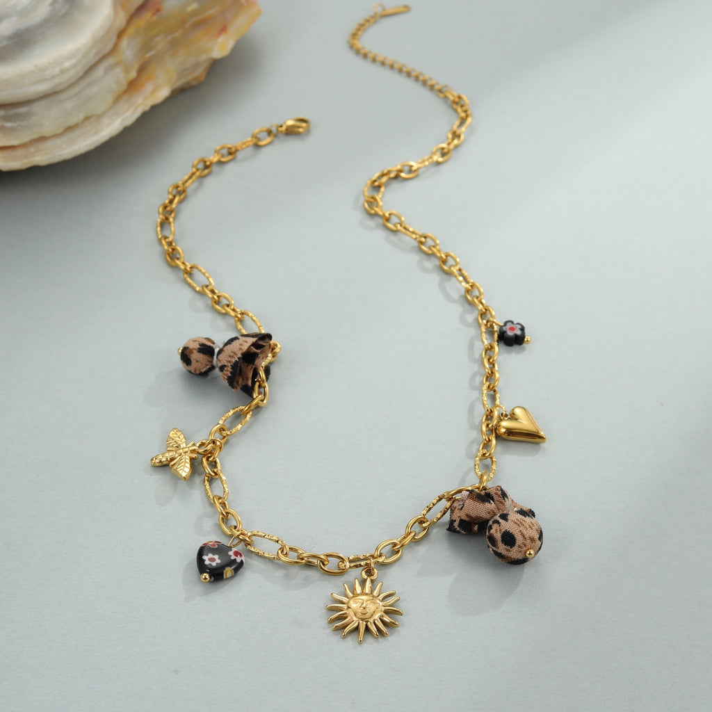 Leopard Bloom Pendant