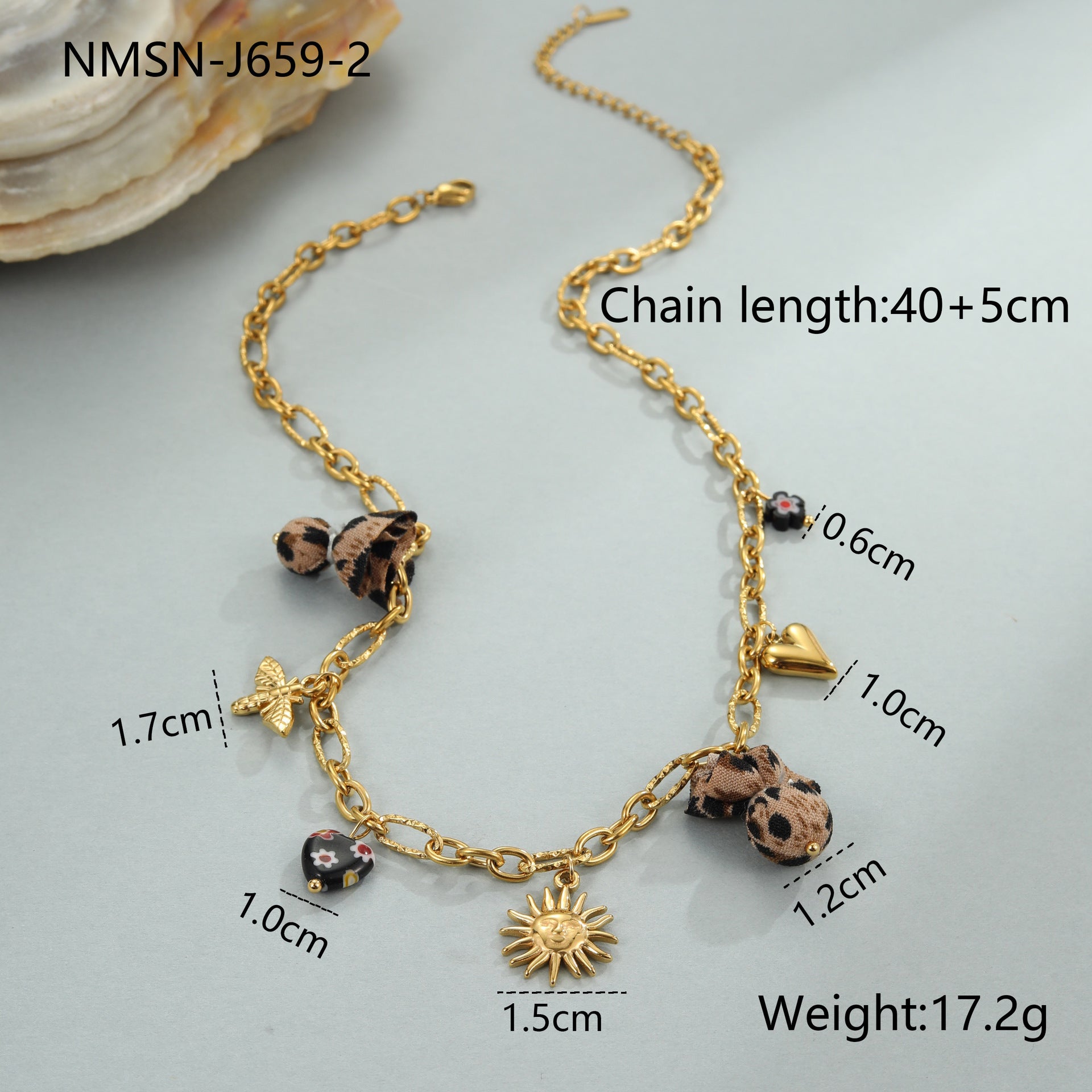 Leopard Bloom Pendant