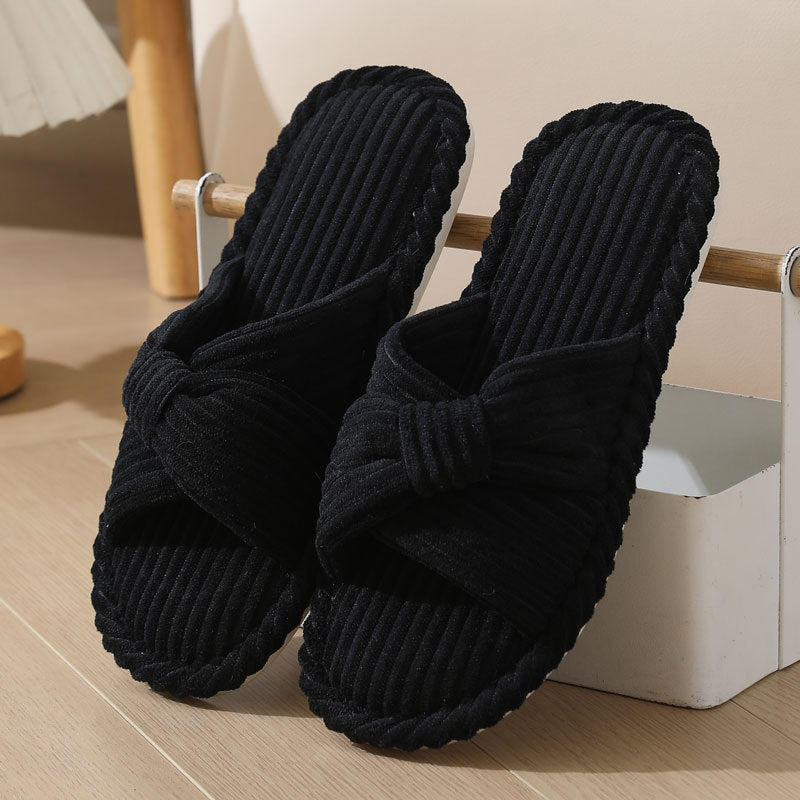 SnugCross Corduroy Slippers