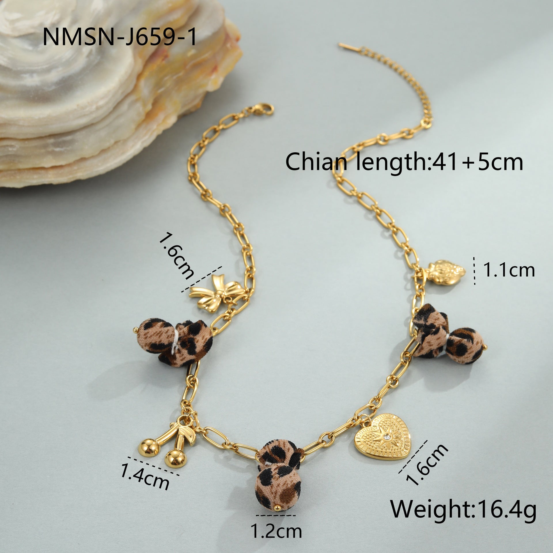 Leopard Bloom Pendant