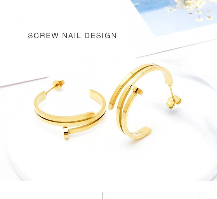 Bolt Charm earrings