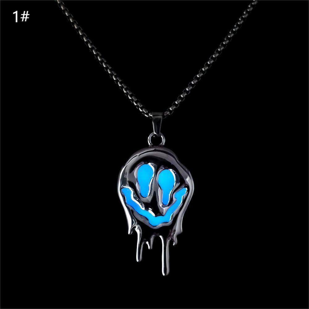 Glowing Ghost Grimace Pendant