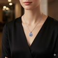 Evil eye classic chain pendant