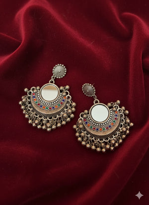 Twinkling Festive Drop oxidised Earrings