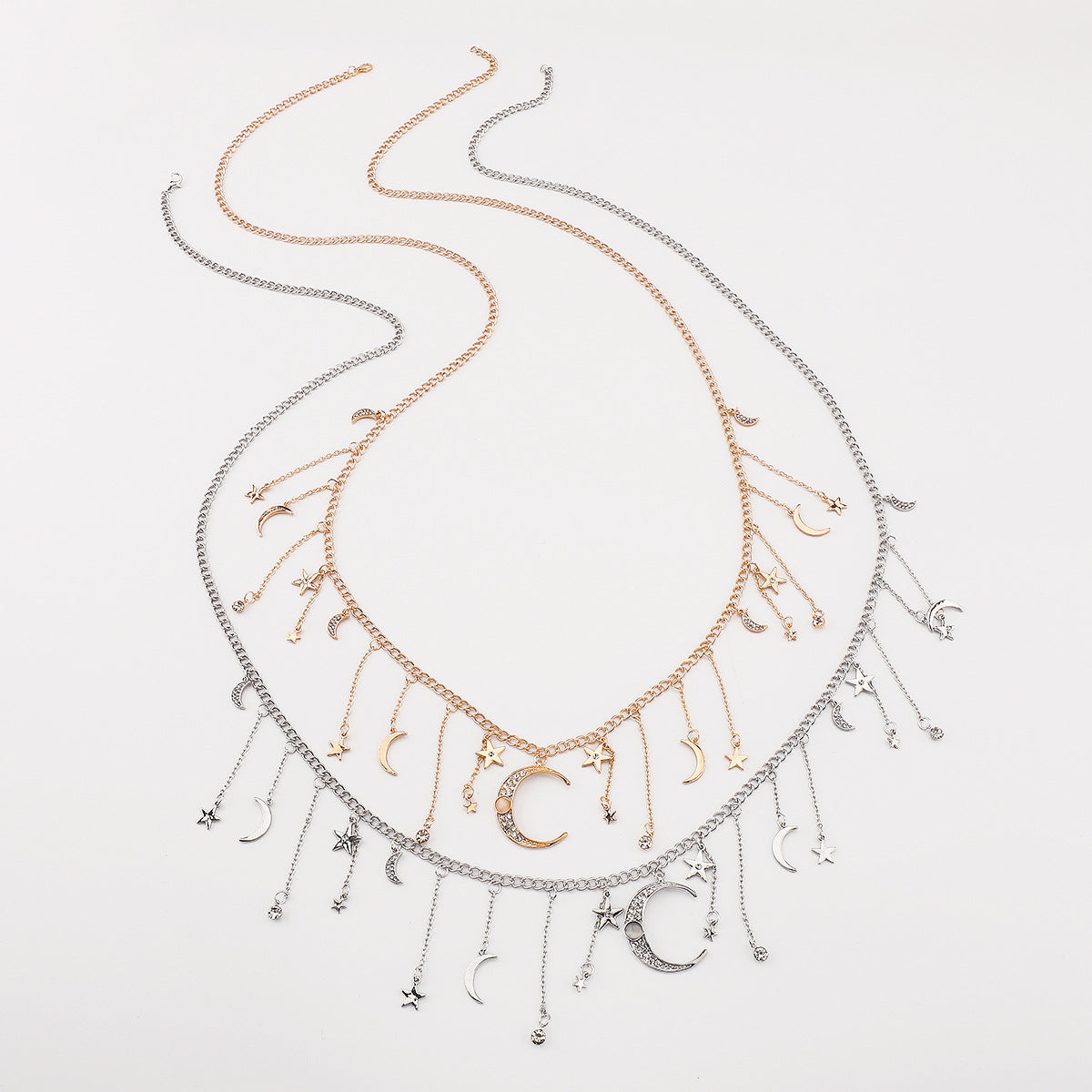 Classy Tassels Star Moon Waist Chain