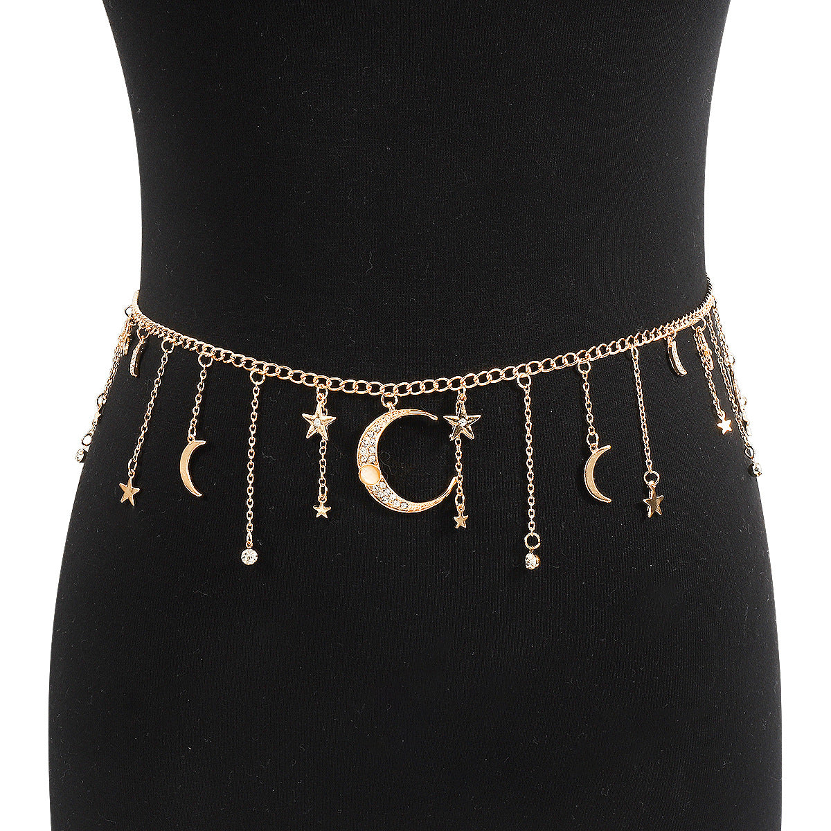 Classy Tassels Star Moon Waist Chain