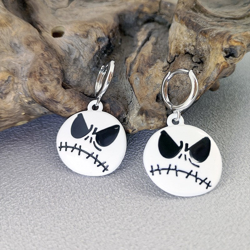 Spooky Trio Cartoon Earrings