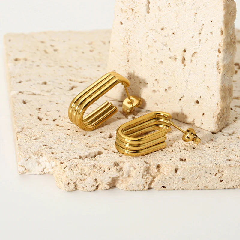 Amara Everyday Gold Plated Earrings